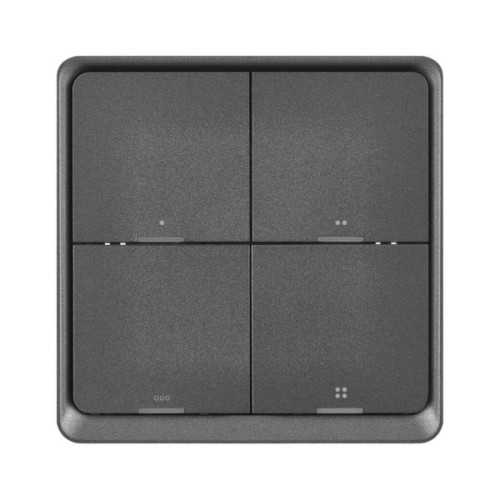 Розумний вимикач EMOS H5016 4 buttons ZigBee 3.0 Black (H5016)