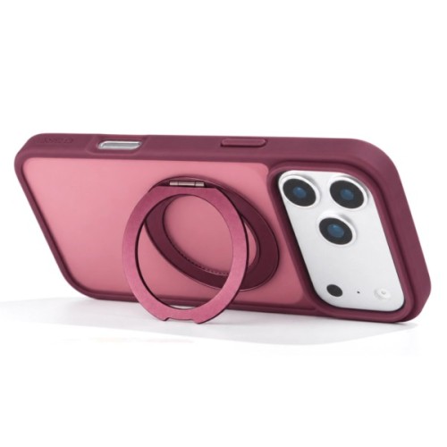 Чохол до мобільного телефона Armorstandart Unit Stand2 Apple iPhone 18 Pro / 17 Pro Dark Cherry (ARM92332)