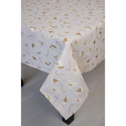 Скатертина Прованс Шапочки на бежевому 136х220 см (036560)