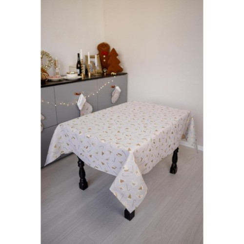 Скатертина Прованс Шапочки на бежевому 136х220 см (036560)