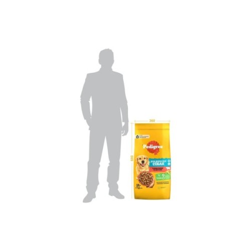 Сухий корм для собак Pedigree з яловичиною та овочами 12 кг (5998749145043)