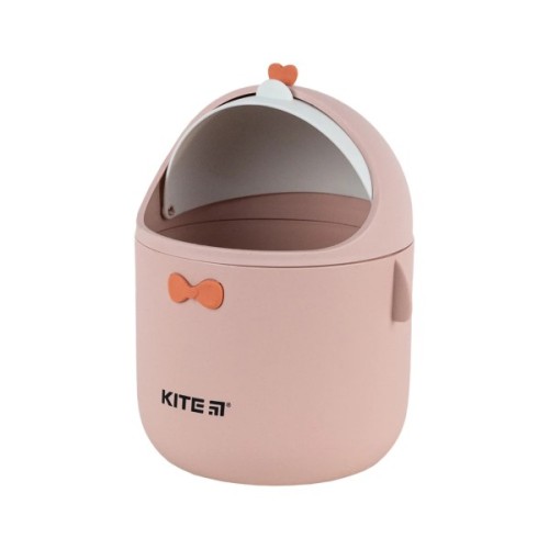 Кошик для паперів Kite Настільний контейнер для сміття, персиковий (K24-010-2)