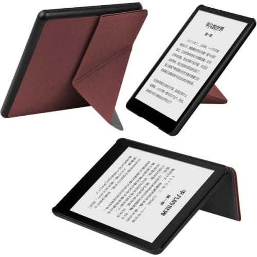 Чохол до електронної книги BeCover Ultra Slim Origami Amazon Kindle Paperwhite 12th Gen. 2024 7"/Colorsoft (2024) Red Wine (712842)