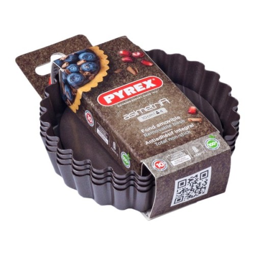Форма для випікання Pyrex Asimetria набір 4 шт (AS04SX0/7640)