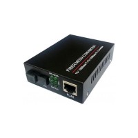 Медіаконвертер 10/100Base-TX to 100Base-F 1310нм, SM, SC/PC, 20 км FoxGate (EC-B-0,1-1SM-1310nm-20-LFP)