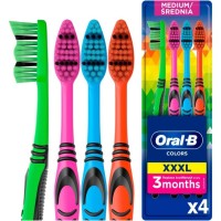 Зубна щітка Oral-B Colors Середньої жорсткості 4 шт. (8001090675521)