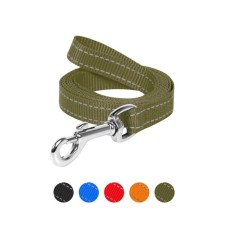 Повідець для собак Dog Extreme з нейлону Ш 25 мм Д 200 см хакі (046831)