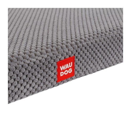 Лежак для тварин WAUDOG Relax Доріс велюр, зі знімним чохлом, 80х55 см сірий (131111)