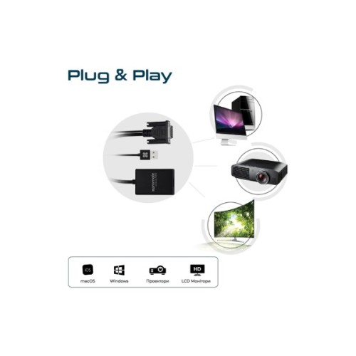 Кабель мультимедійний HDMI M to HDMI M V2.0 5.0m 90° corner Promate (prolink4k1-500.black)