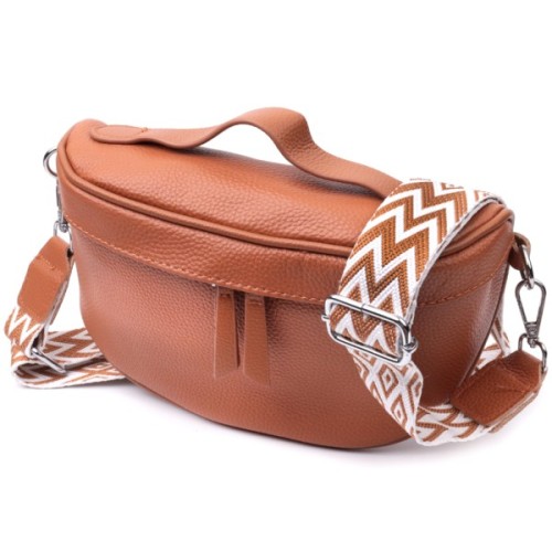 Сумка Vintage З натуральної шкіри Руда (22658)