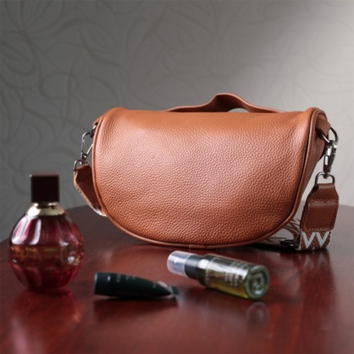 Сумка Vintage З натуральної шкіри Руда (22658)