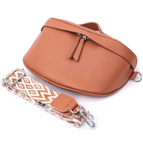 Сумка Vintage З натуральної шкіри Руда (22658)