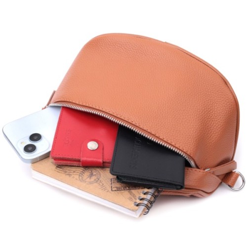 Сумка Vintage З натуральної шкіри Руда (22658)