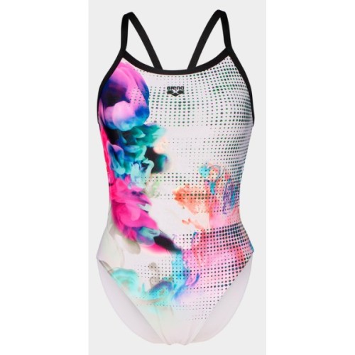 Купальник Arena Airbrush Swimsuit Challenge Ba 007912-510 білий, чорний, мультикольор 36 (3468337391463)