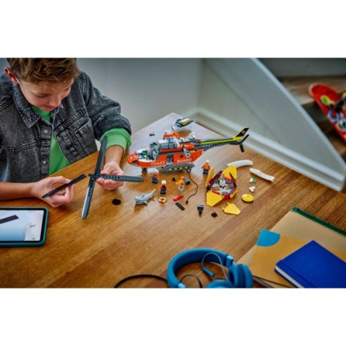 Конструктор LEGO City Гелікоптер берегової охорони (60503-)