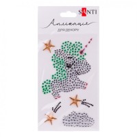 Набір для творчості Santi Unicorn аплікація зі страз самоклеючих 9.5х15 см (742537)