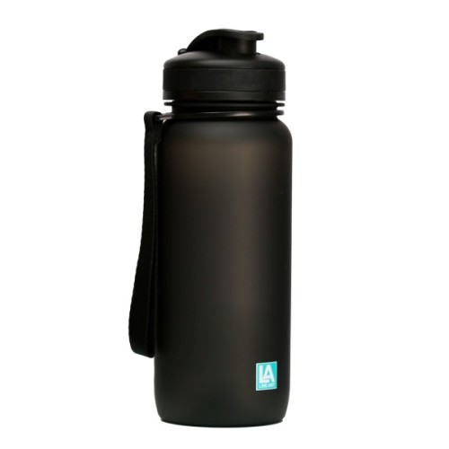 Пляшка для води Line Art Flores 650 мл чорний (60014218LA-01)