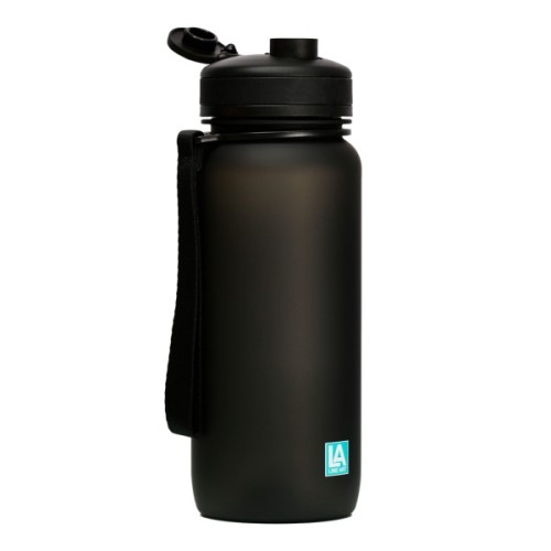 Пляшка для води Line Art Flores 650 мл чорний (60014218LA-01)