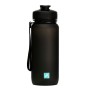 Пляшка для води Line Art Flores 650 мл чорний (60014218LA-01)