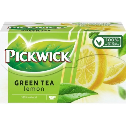 Чай Pickwick зелений з лемонграсом та цедрою лимона 20х2 г (8711000684191)