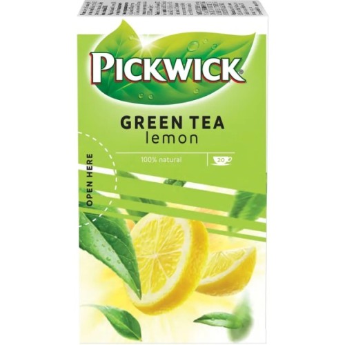 Чай Pickwick зелений з лемонграсом та цедрою лимона 20х2 г (8711000684191)