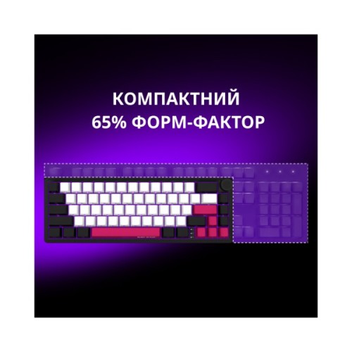Клавіатура Lorgar KBP70MW Pro RGB Wireless/Bluetooth/USB UA Black/yellow (LRG-KBP70MW-YL-US)