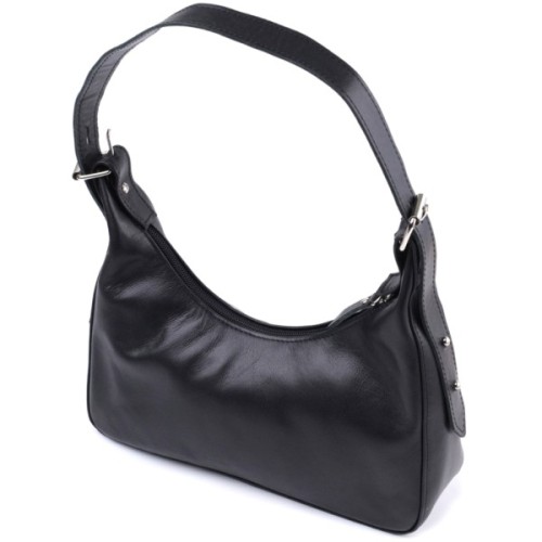 Сумка Shvigel З натуральної шкіри Чорна (22834)