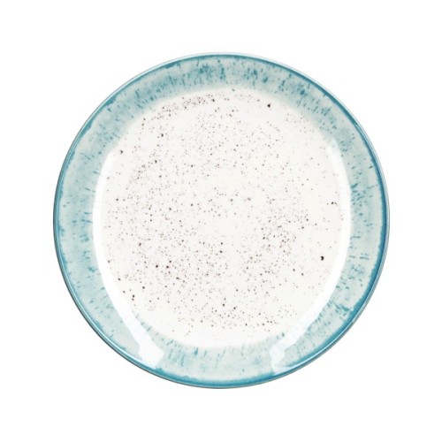 Тарілка Ardesto Siena, 19см, порцеляна, біло-блакитний (AR2919SWB)