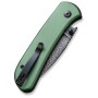Ніж Civivi Qubit, Green Aluminum, Damascus (C22030E-DS1)