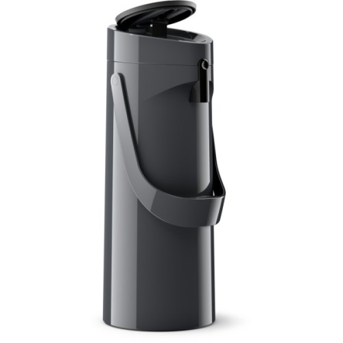 Термос Tefal Ponza Pump, 1.9л, пластик, скло, чорний (K3140114)