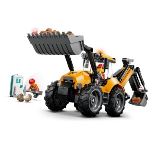 Конструктор LEGO City Жовтий екскаватор-навантажувач (60480)