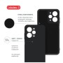 Чохол до мобільного телефона Intaleo Silicone Xiaomi Redmi 12 Black (1283126600630)