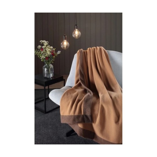 Плед Biederlack Plaid Prado camel 150х210 (797865)