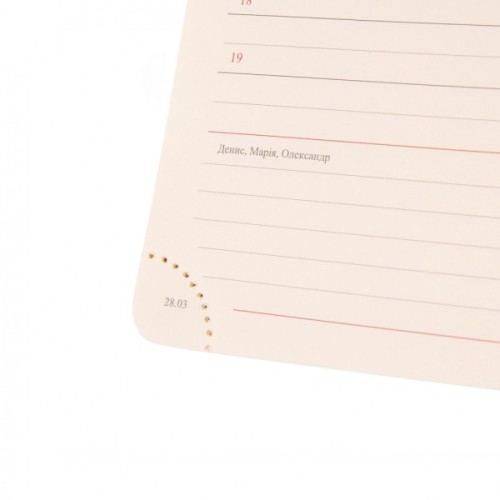 Тижневик Leo planner датований 2025 Identico 12x20 см синій (252512)