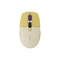 Мишка Canyon MW-26 LCD Silent Wireless/Bluetooth Yellow (CNS-CMSW26Y)