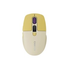 Мишка Canyon MW-26 LCD Silent Wireless/Bluetooth Yellow (CNS-CMSW26Y)
