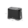 Тостер Clatronic TA 3554 black-silver