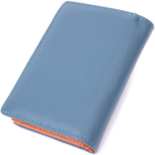 Гаманець ST Leather З натуральної шкіри Бірюзовий (22504)