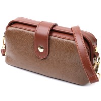 Сумка Vintage З натуральної шкіри Коричнева (22425)