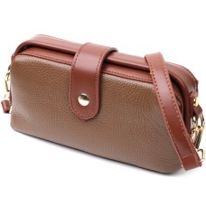 Сумка Vintage З натуральної шкіри Коричнева (22425)