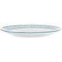 Тарілка Ardesto Siena, 27см, порцеляна, біло-блакитний (AR2927SWB)