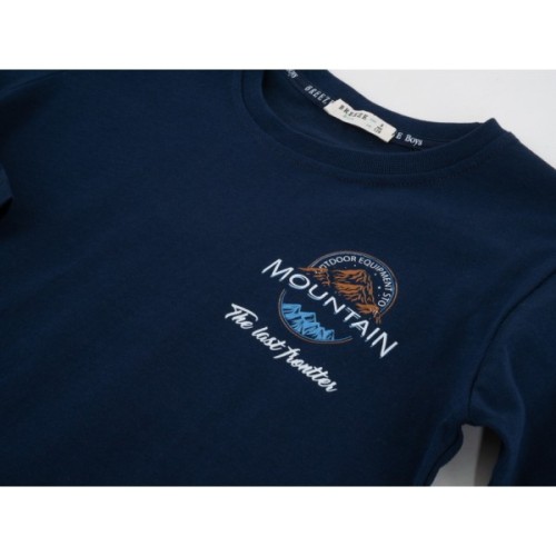 Кофта дитяча Breeze MOUNTAIN з довгим рукавом (22112-128B-blue)