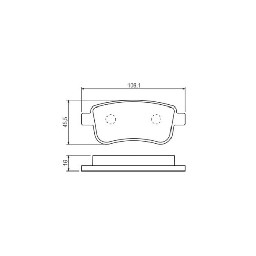 Гальмівні колодки Bosch 0 986 494 452