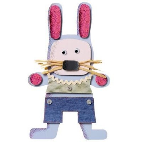 Набір для творчості Djeco Художній комплект Коллаж для самих маленьких 4 фігурки (DJ08664)