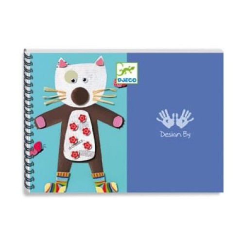 Набір для творчості Djeco Художній комплект Коллаж для самих маленьких 4 фігурки (DJ08664)