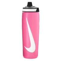 Пляшка для води Nike Refuel Bottle 24 OZ рожевий, чорний, білий 709 мл N.100.7666.634.24 (887791745491)