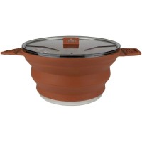 Котел туристичний Tribe Collapsible Pot 2,5 л силіконовий brown (T-FF-0025-brown)