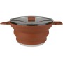 Котел туристичний Tribe Collapsible Pot 2,5 л силіконовий brown (T-FF-0025-brown)