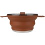 Котел туристичний Tribe Collapsible Pot 2,5 л силіконовий brown (T-FF-0025-brown)