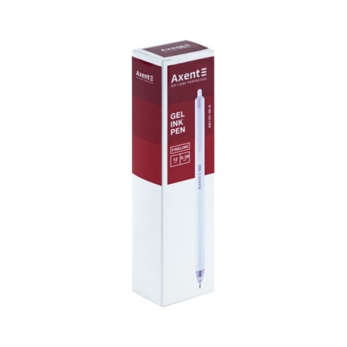 Ручка гелева Axent Fineline 0,38 мм, синій (AG1121-02-A)